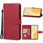 For Meizu 20 Leather Phone Case(Red) - 1