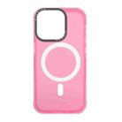 For iPhone 14 Acrylic + TPU MagSafe Protective Phone Case(Pink) - 1