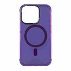 For iPhone 14 Acrylic + TPU MagSafe Protective Phone Case(Purple) - 1