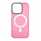 For iPhone 14 Pro Acrylic + TPU MagSafe Protective Phone Case(Pink) - 1