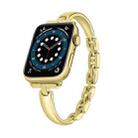 Bracelet Chain Metal Watch Band For Apple Watch Ultra 49mm / Series 8&7 45mm / SE 2&6&SE&5&4 44mm / 3&2&1 42mm(Gold) - 1