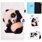 For Huawei MatePad SE Sewing Thread Horizontal Painted Tablet Leather Case(Beckoning Panda) - 1