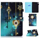 For Huawei MatePad SE Sewing Thread Horizontal Painted Tablet Leather Case(Antique Clock) - 1