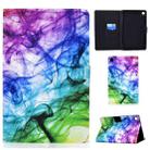 For Huawei MatePad SE Colored Drawing Horizontal Flip Tablet Leather Case(Smoke) - 1