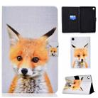For Huawei MatePad SE Colored Drawing Horizontal Flip Tablet Leather Case(Fox) - 1