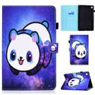 For Huawei MatePad SE Sewing Thread Horizontal Painted Tablet Leather Case(Star Panda) - 1