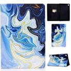 For Huawei MatePad SE Colored Drawing Horizontal Flip Tablet Leather Case(Blue Marble) - 1