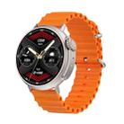 MT30 1.6 inch HD Screen TPU Strap Smart Watch Supports Voice Calls/Blood Oxygen Monitoring(Orange) - 1