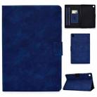 For Huawei MatePad SE Cowhide Texture Horizontal Flip Tablet Leather Case(Blue) - 1