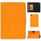 For Huawei MatePad SE Cowhide Texture Horizontal Flip Tablet Leather Case(Khaki) - 1