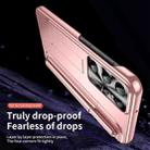 For Samsung Galaxy S23 Ultra 5G Electroplating Pen Slot Phone Case with Holder(Rose Gold) - 7