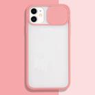 For iPhone 11 Sliding Camera Cover Design TPU Protective Case(Pink) - 1