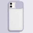 For iPhone 11 Pro Max Sliding Camera Cover Design TPU Protective Case(Purple) - 1
