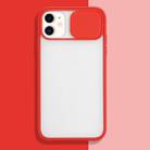For iPhone 11 Pro Max Sliding Camera Cover Design TPU Protective Case(Red) - 1