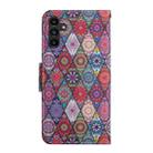 For Samsung Galaxy A24 4G Colored Drawing Pattern Flip Leather Phone Case(Diamond Kaleidoscope) - 3