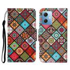 For Xiaomi Redmi Note 12 5G Global/Poco X5 Colored Drawing Pattern Flip Leather Phone Case(Ethnic Style) - 1