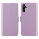 For Samsung Galaxy A54 5G Candy Color Litchi Texture Leather Phone Case(Light Purple) - 1