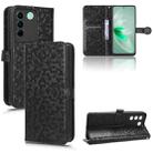 For vivo V27e / S16e Honeycomb Dot Texture Leather Phone Case(Black) - 1