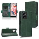 For Xiaomi Redmi Note 12 4G Global Symmetrical Triangle Leather Phone Case(Green) - 1