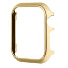 For Apple Watch Series 8&7 45mm Mirror Hollow Watch Protective Case(Gold) - 1