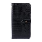 For Alcatel 3X (2019) idewei Crocodile Texture Horizontal Flip Leather Case with Holder & Card Slots & Wallet(Black) - 2