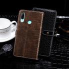For Homtom P30 Pro idewei Crocodile Texture Horizontal Flip Leather Case with Holder & Card Slots & Wallet(Dark Brown) - 3
