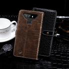 For Cubot Quest Lite idewei Crocodile Texture Horizontal Flip Leather Case with Holder & Card Slots & Wallet(Coffee) - 3