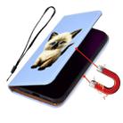 For Galaxy A7 (2018) 3D Painting Horizontal Flip Leather Case with Holder & Card Slot & Wallet & Lanyard(Cat) - 8