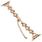 Steel Ball Chain Watch Band For Apple Watch Ultra 49mm&Watch Ultra 2 49mm / Series 9&8&7 45mm / SE 3&SE 2&6&SE&5&4 44mm / 3&2&1 42mm (Rose Gold) - 1
