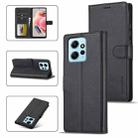 For Xiaomi Redmi Note 12 4G Global LC.IMEEKE Calf Texture Leather Phone Case(Black) - 1