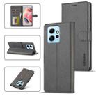 For Xiaomi Redmi Note 12 4G Global LC.IMEEKE Calf Texture Leather Phone Case(Grey) - 1