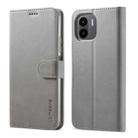 For Xiaomi Redmi A2 LC.IMEEKE Calf Texture Leather Phone Case(Grey) - 1