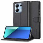 For Xiaomi Redmi Note 13 Pro 4G LC.IMEEKE Calf Texture Leather Phone Case(Black) - 1