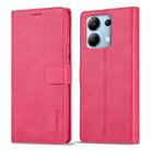 For Xiaomi Redmi Note 13 Pro 4G LC.IMEEKE Calf Texture Leather Phone Case(Red) - 3
