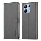 For Xiaomi Redmi Note 13 Pro 4G LC.IMEEKE Calf Texture Leather Phone Case(Grey) - 3