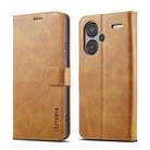 For Xiaomi Redmi Note 13 Pro+ LC.IMEEKE Calf Texture Leather Phone Case(Brown) - 1