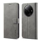 For Xiaomi Redmi A3 LC.IMEEKE Calf Texture Leather Phone Case(Grey) - 3