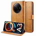 For Xiaomi Redmi A3 LC.IMEEKE Calf Texture Leather Phone Case(Brown) - 1