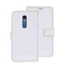 For Sharp Rouvo V idewei Crazy Horse Texture Leather Phone Case with Holder(White) - 1