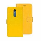For Sharp Rouvo V idewei Crazy Horse Texture Leather Phone Case with Holder(Yellow) - 1