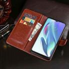 For Sharp Rouvo V idewei Crazy Horse Texture Leather Phone Case with Holder(Blue) - 4