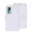 For Ulefone Note 14 idewei Crazy Horse Texture Leather Phone Case with Holder(White) - 1