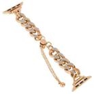Metal Night Light Chain Watch Band For Apple Watch Series 9&8&7 41mm / SE 3&SE 2&6&SE&5&4 40mm / 3&2&1 38mm (Gold) - 1
