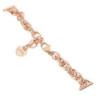 20mm Universal Metal Chain Watch Band(Rose Gold) - 1