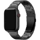 Quick Disassembly Titanium Alloy Watch Band For Apple Watch Series 9&8&7 41mm / SE 3&SE 2&6&SE&5&4 40mm / 3&2&1 38mm (Black) - 1