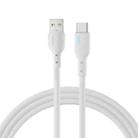 JOYROOM S-UC027A13 3A USB to USB-C / Type-C Fast Charging Data Cable, Length:2m(White) - 1