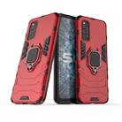 For Vivo IQOO Neo 3 PC + TPU Protective Case with Magnetic Ring Holder(Red) - 1