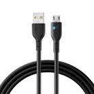 JOYROOM S-UM018A13 2.4A USB to Micro USB Fast Charging Data Cable, Length:2m(Black) - 1