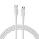 JOYROOM S-UM018A13 2.4A USB to Micro USB Fast Charging Data Cable, Length:2m(White) - 1