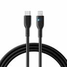 JOYROOM S-CL020A13 20W USB-C / Type-C to 8 Pin Fast Charging Data Cable, Length:2m(Black) - 1